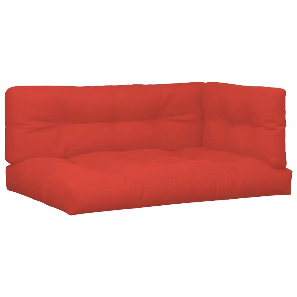 Set di 5 cuscini per pallet vidaXL rossi in poliestere resistente all'acqua e ai raggi UV, forma rettangolare – 2