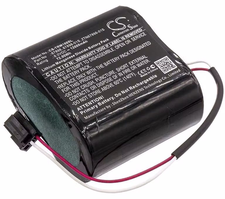 TECHTEK Batteria compatibile con [Trimble] AgGPS, FM1000, FmX sostituisce 67898, per 67898-01S, per ZTN67898-01S