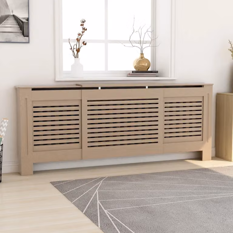 The Living Store Rivestimento per radiatori in MDF 205 cm