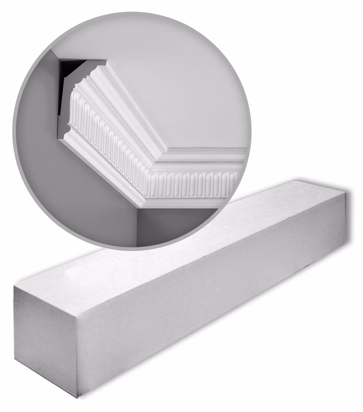 Cornici Orac Decor LUXXUS C304-box 1 cartone con 10 strisce decorative 20 m
