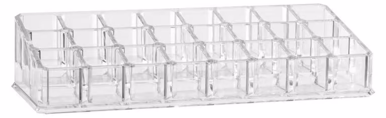 Organizzatore di rossetti MAKE-UP, 24 scomparti, 23x10 cm