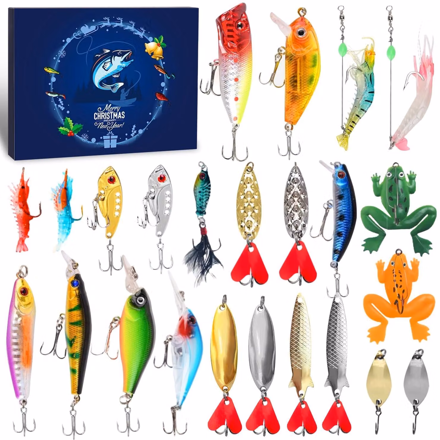 Calendario dell'Avvento 2024 per pescatori, con 24 sorprese