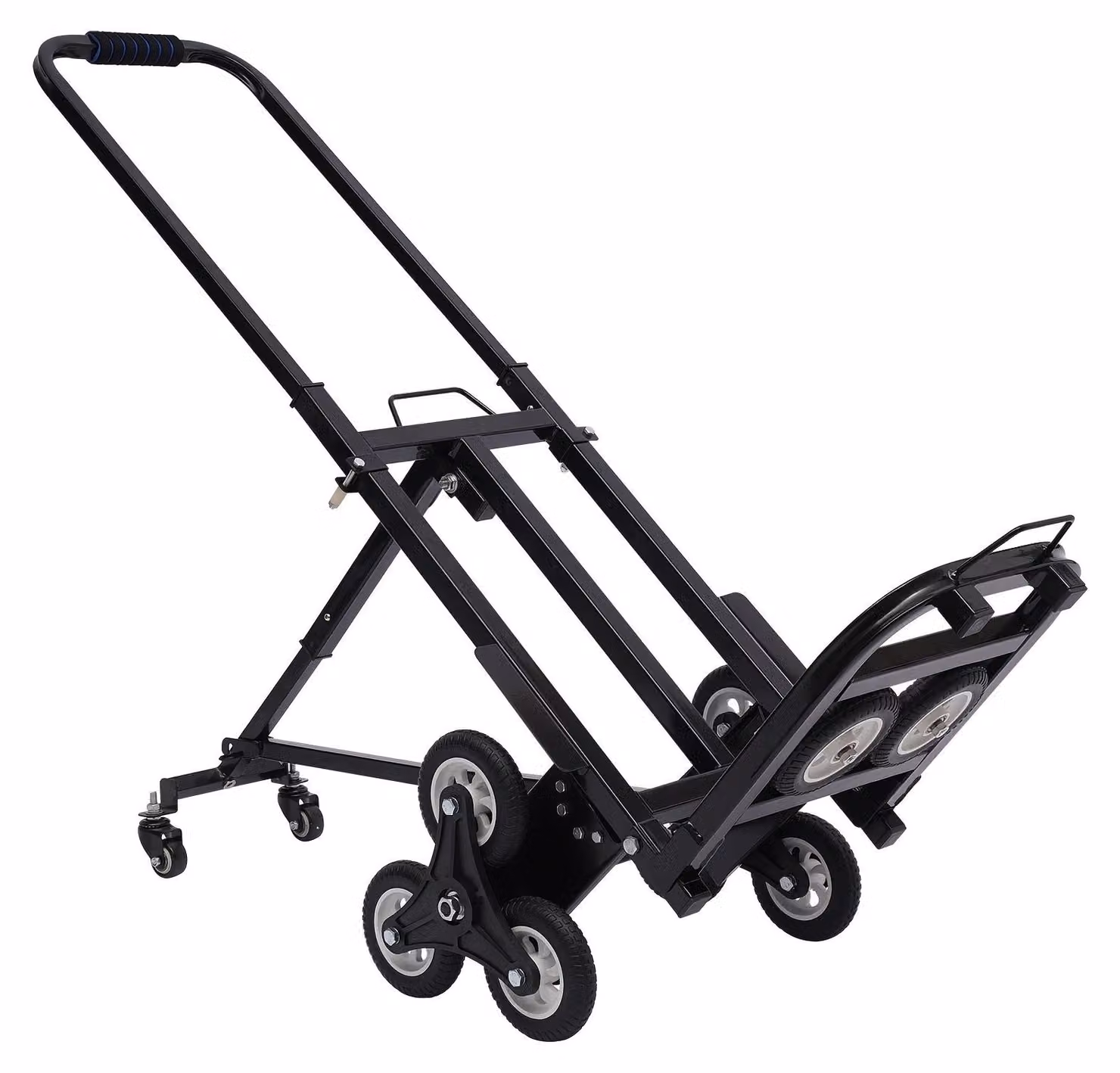 Carrello per trasporto merci - Carrello da cantiere - Carrello per il trasporto - Trolley - Carrello a mano - Pieghevole - Capacità di carico: 150 kg