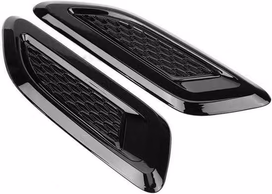 Radiatore per prese d'aria esterni universali - Plastica ABS - Autoadesivi - Decorativi - Accessori per auto - Sistema di ventilazione
