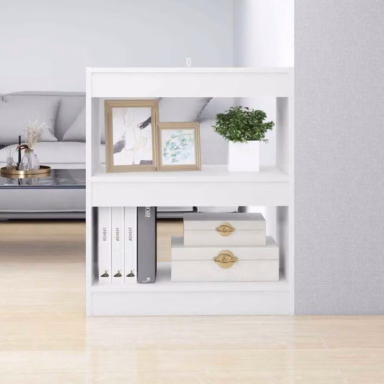 Libreria/Divisorio vidaXL Bianco L 60 cm, P 30 cm, H 72 cm