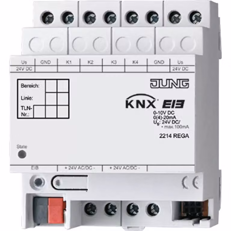 Jung 2214REGA KNX ingresso analogico quadruplo