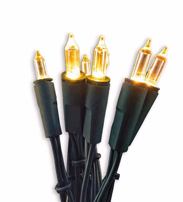 catena luminosa di 35 pezzi LED Pisello, bianco caldo, per interni, spina UE