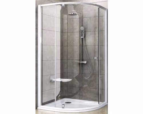 Cabina doccia RAVAK Pivot PSKK3-80 bianco+trasparente 37644100Z1