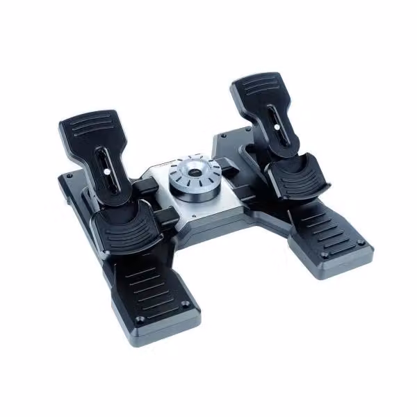 Pedaliera per simulatore di volo Logitech G Pro Rudder Pedals Black e Silver con connessione USB – 2