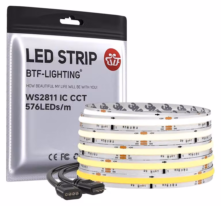 Striscia LED, design flessibile e indirizzabile, alta luminosità, lunghezza 5 metri