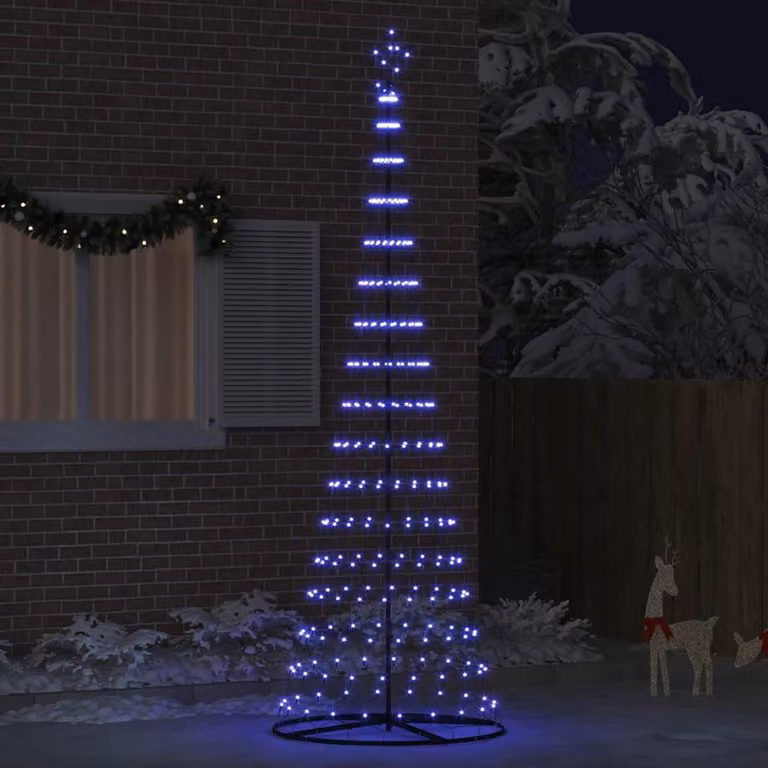 Maison Exclusive - Albero di Natale a LED, colore blu, 300 cm, struttura in metallo