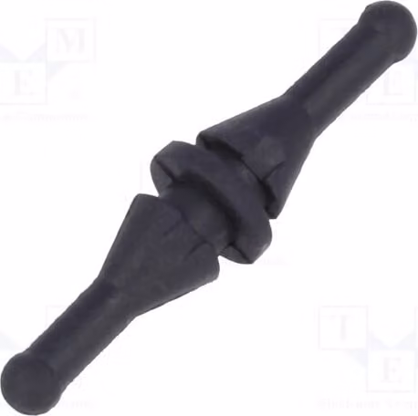 4 connettori per ventole, colore nero, elementi di montaggio FM-1, diametro foro di montaggio: 5 mm