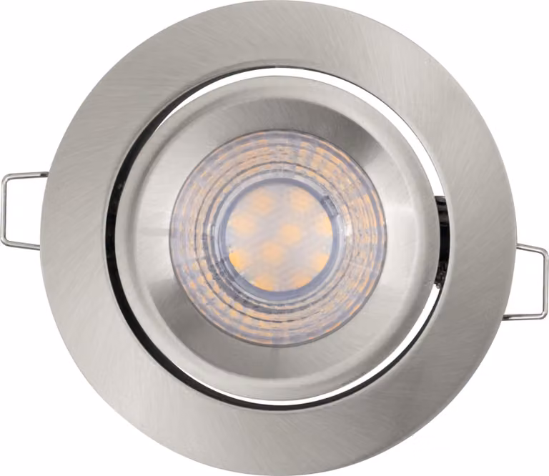 OSRAM 4099854445828 Faretto da incasso con funzione di dimmerazione continua tramite interruttore a parete 4,90 W 380 lm