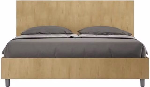 Letto matrimoniale contenitore 160x190 quercia New Egos