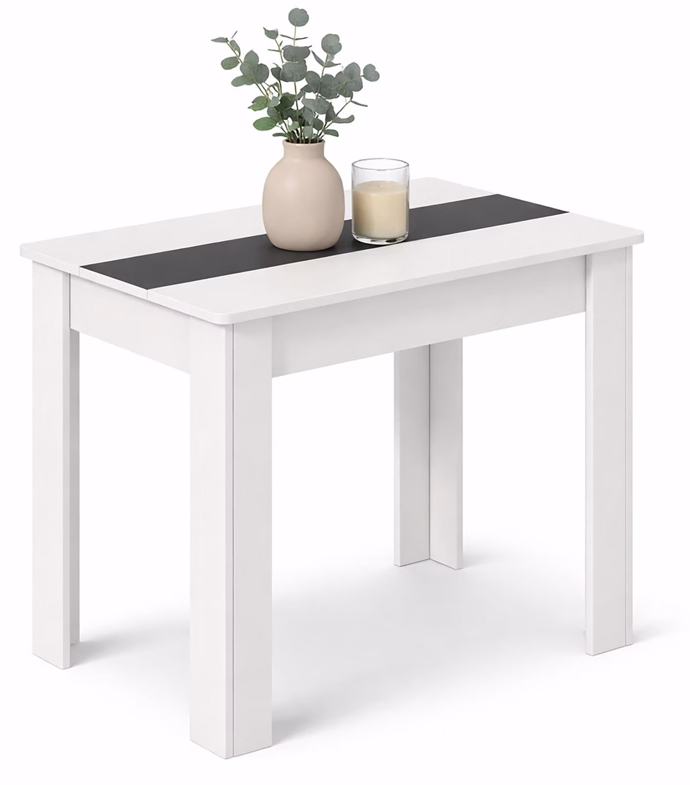 Tavolo da pranzo VCM, tavolo da cucina a base di legno H. 75 x W. 80 x D. 50 cm, tavolo da pranzo compatto per cucina e zona pranzo, tavolo Disalo