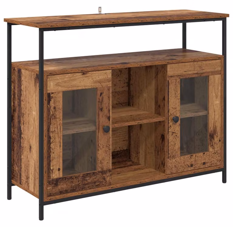 Credenza Legno vecchio 100 x 35 x 80 cm Legno multistrato