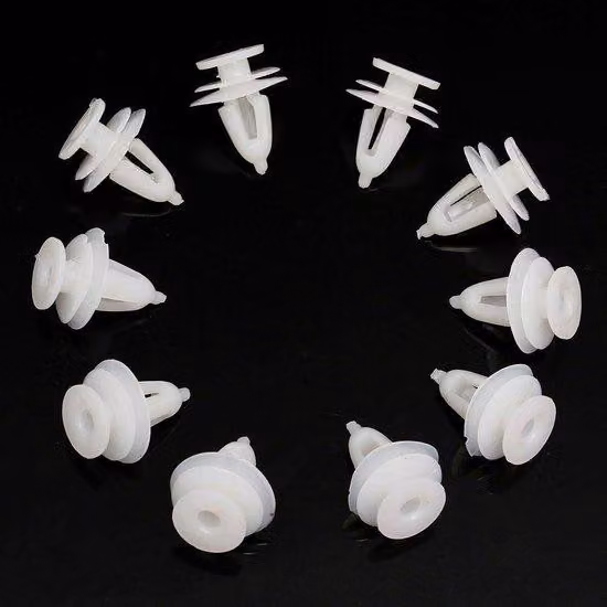 Clip di fissaggio per pannelli interni delle portiere, 8 mm, set da 10 pezzi