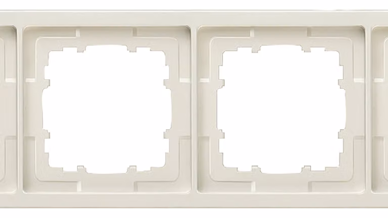 SIEMENS Telaio SIEM a 4 ingressi 5TG1324 ** Stile Delta bianco titanio