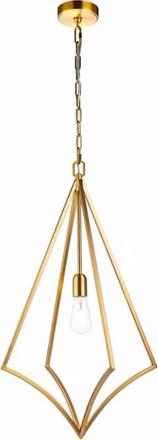 Lampada a sospensione Feiss Nico Ø49 ottone ossidato E27
