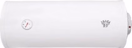 Scaldabagno Termoelettrico Orizzontale Braun SO/T 80 da 80 Litri Bianco con Rivestimento in Ceramica