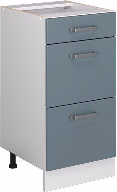 Base universale R-Line Vicco con cassetti, Grigio-blu, L: 40 cm, H: 81,6 cm, P: 46 cm