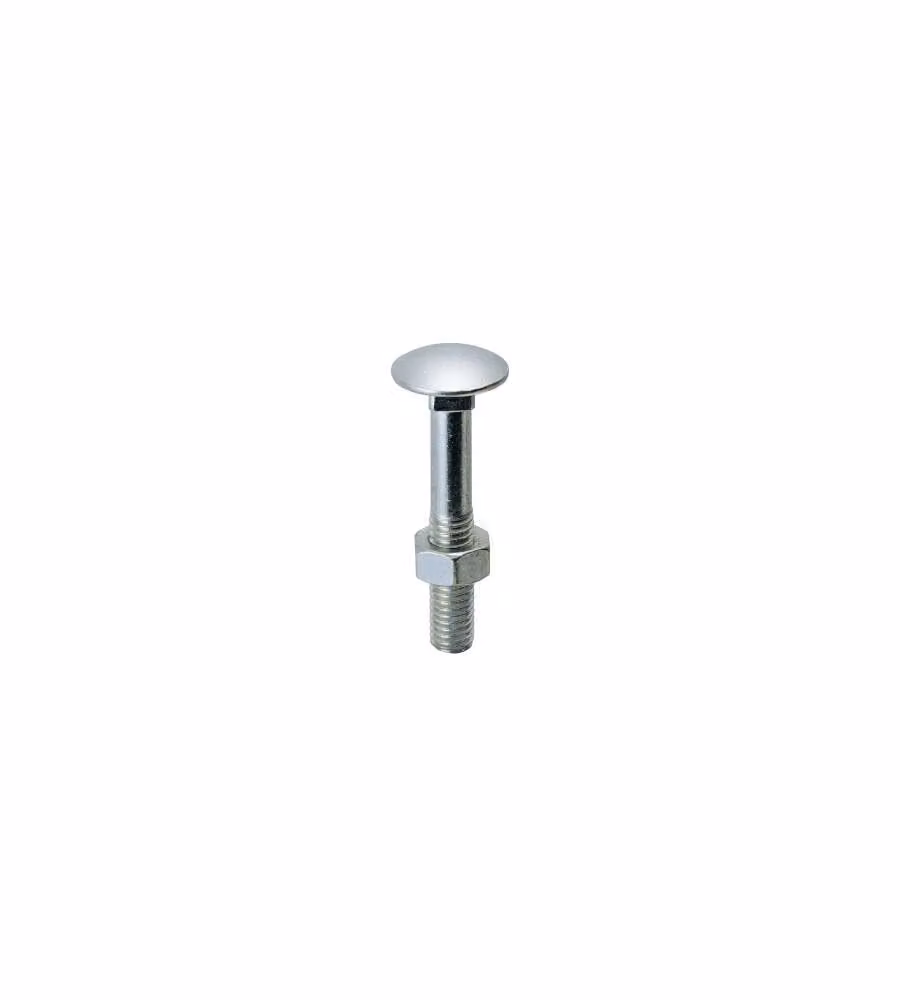 Viti Testa Tonda Con Quadro Sottotesta (Ttq) Zincate Mm.10X200