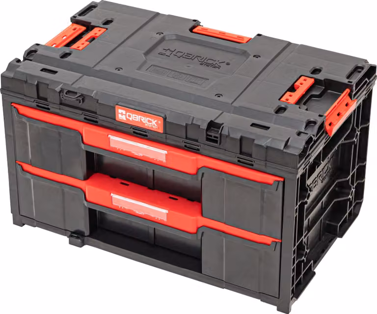 Qbrick System ONE Drawer 2 Cassetta degli attrezzi 2.0 Cassetta degli attrezzi 587 x 380 x 340 mm 29 L con due cassetti