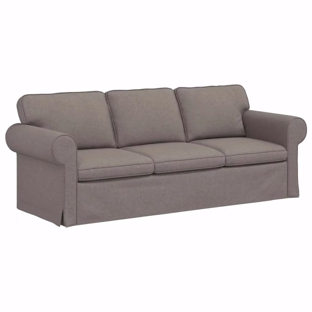 Divano moderno vidaXL Talpa in tessuto con coperture rimovibili, L: 215 cm, P: 82 cm, H: 80 cm – 2