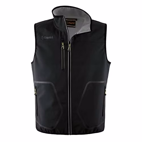 Kapriol Gilet Tech da Lavoro in Tessuto Tecnico Nero Antivento TG.L