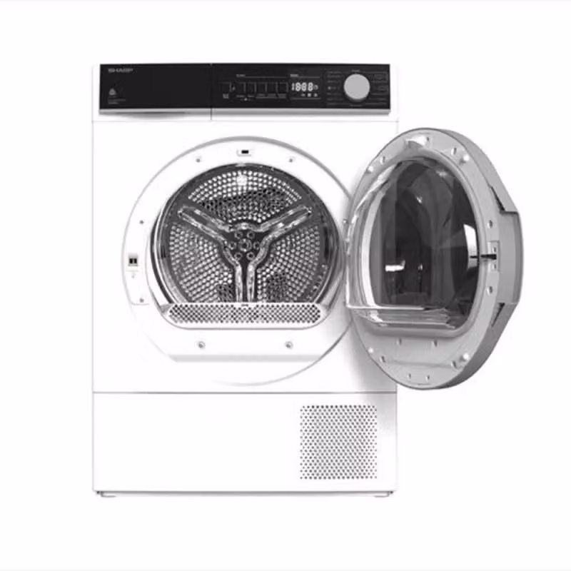 Asciugatrice Sharp KDNHB0S7GWD con pompa di calore bianco classe D 10 kg L/P/H: 60,9 x 59,6 x 84,5 cm – 2