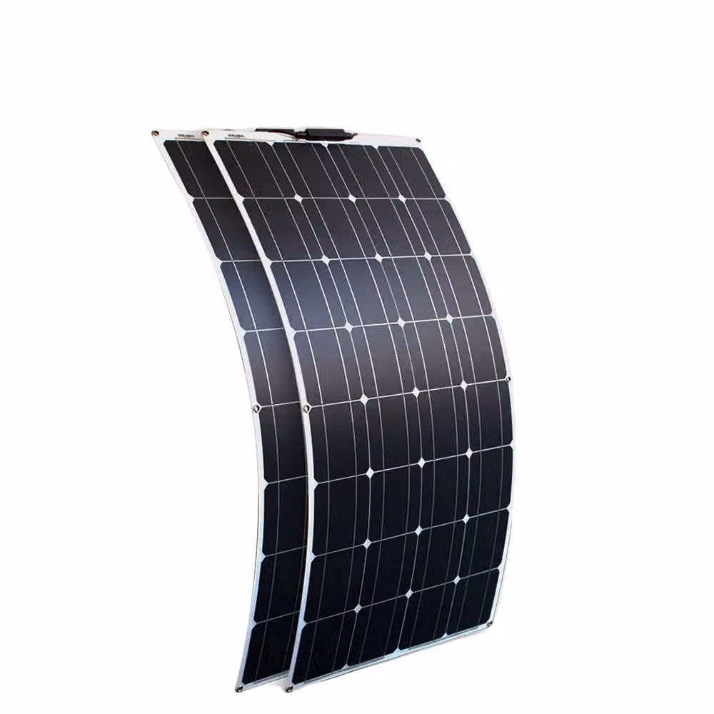 Pannello solare flessibile 100W, alta efficienza, design leggero, modulo solare 200w