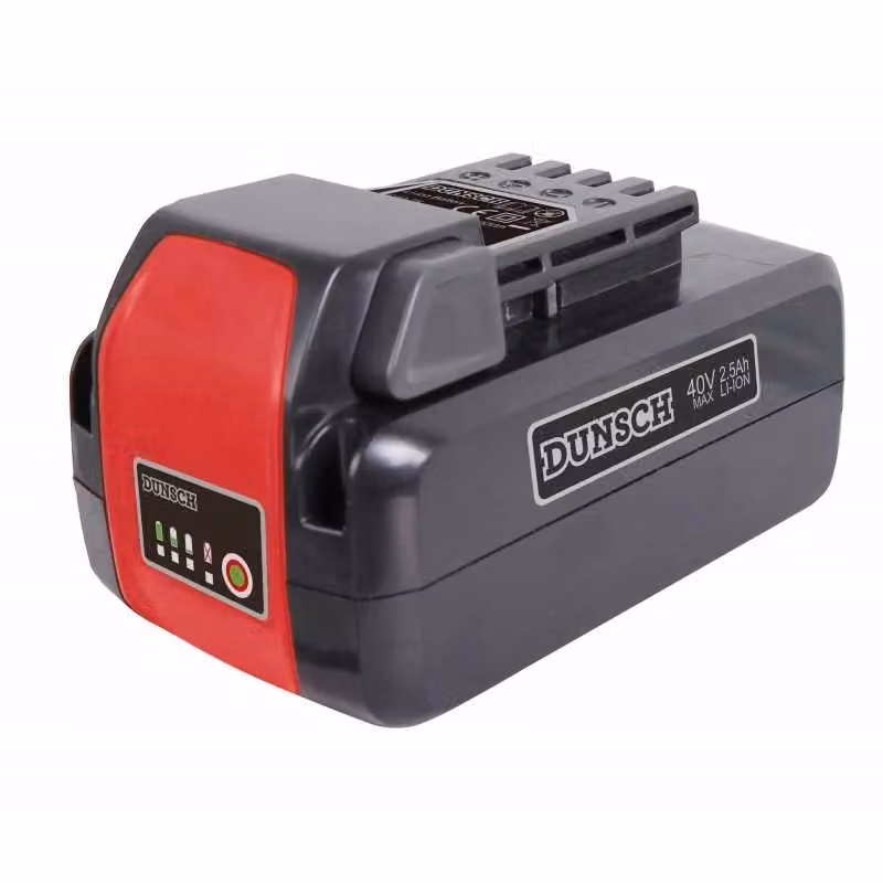 Batteria al litio Dunsch 40V 2,5Ah con indicatore LED di carica, colore nero – 2