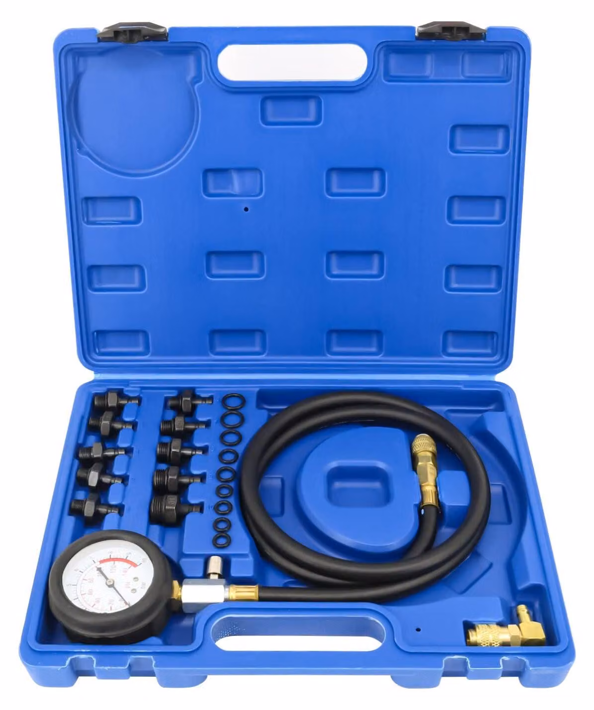 Manometro per olio, 140 psi, 10 bar, per cilindri di motori, utensile per auto e camion