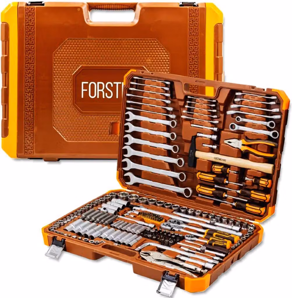 Set di utensili FORSTIME LARGE 202-PART 1/4" 3/8" 1/2" esagono 6-32mm