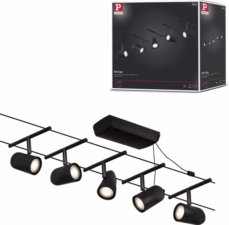 Sistema di cavi Paulmann CorDuo Set base Cup