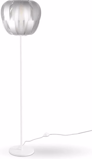 Piantana Moderna Queen Polilux ® Argento E Metallo 1 Luce E27