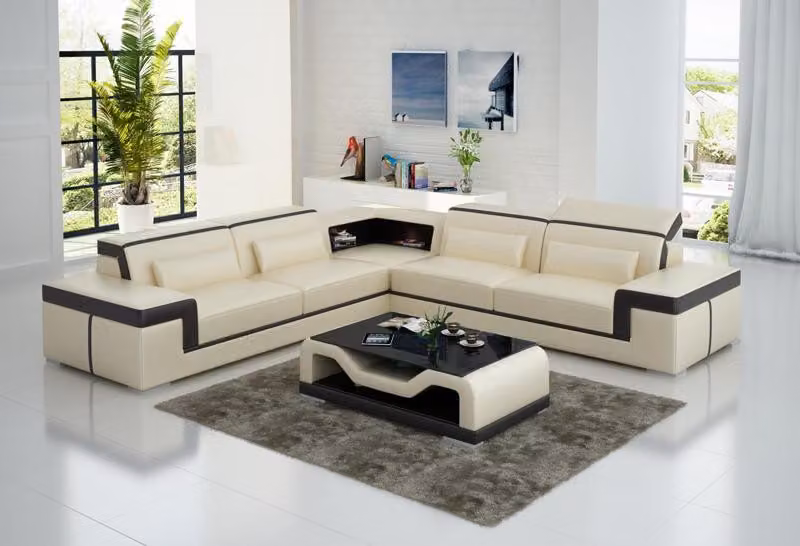 Sofa Ecksofa Couch Polster Sofas Couchen Leder Garnitur Eck Garnituren Eckcouch