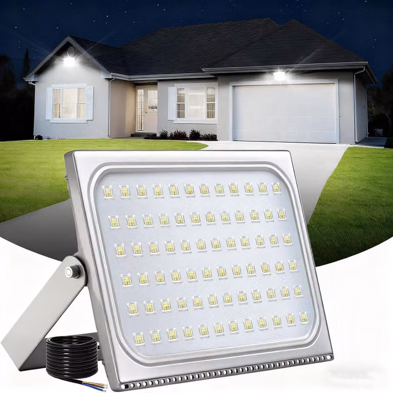 Faretto LED da 500 W, 50.000 lumen, luce bianca fredda, grado di protezione IP67, faretto per esterni