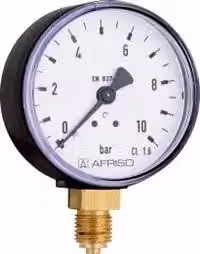 Afriso | Manometro RF 63 - 63 mm - 0-1,6 bar - Misurazione Precisa Della Pressione - Struttura Robusta