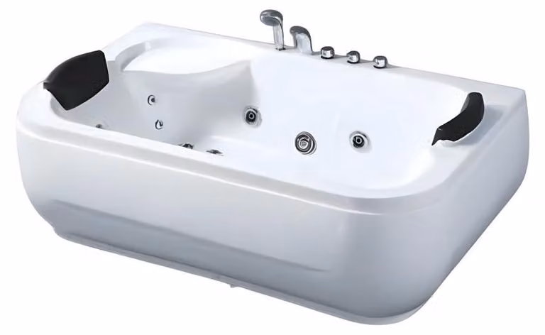 Hydromassagewanne Whirlwanne Whirlpool Blubberbad Spa-Bad 180x110 cm