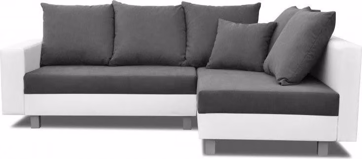 Design Ecksofa Sofa L-Form Bettfunktion Couch Sitz Eck Sofas Polster