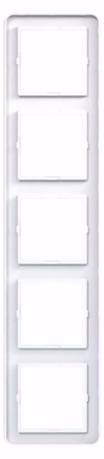 Cornice Hager a 5 scomparti C.1 WAD7500WM bianco lucido opaco
