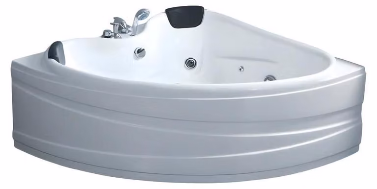 Whirlwanne Whirlpool Hydromassagewanne Blubberbad Spa-Bad 150x150 cm