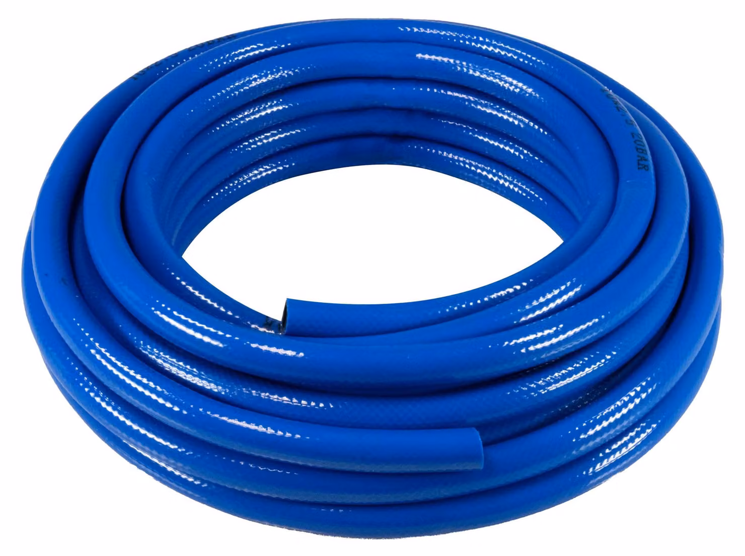 Tubo flessibile per aria compressa, 50 metri, 10 mm, in PVC, rinforzato con tessuto, resistente fino a 20 bar