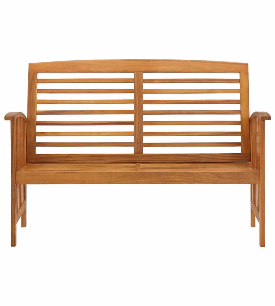 Panchina da Giardino 119 cm in Legno Massello d'Acacia 310259