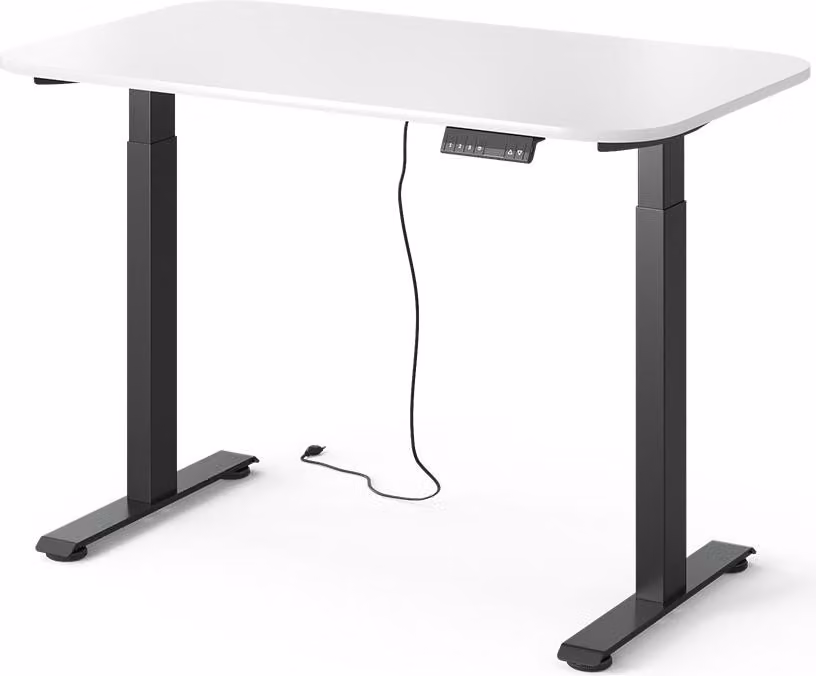 Scrivania Vicco Elevate Nero/bianco 120 x 70 cm 2 motori, Model 58660