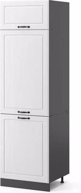 Armadio frigorifero R-Line Bianco rustico/Antracite 60 cm Vicco