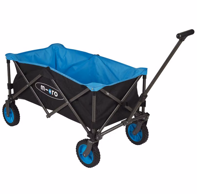 Micro trolley da spiaggia pieghevole - micro carretto per la spiaggia e il parco
