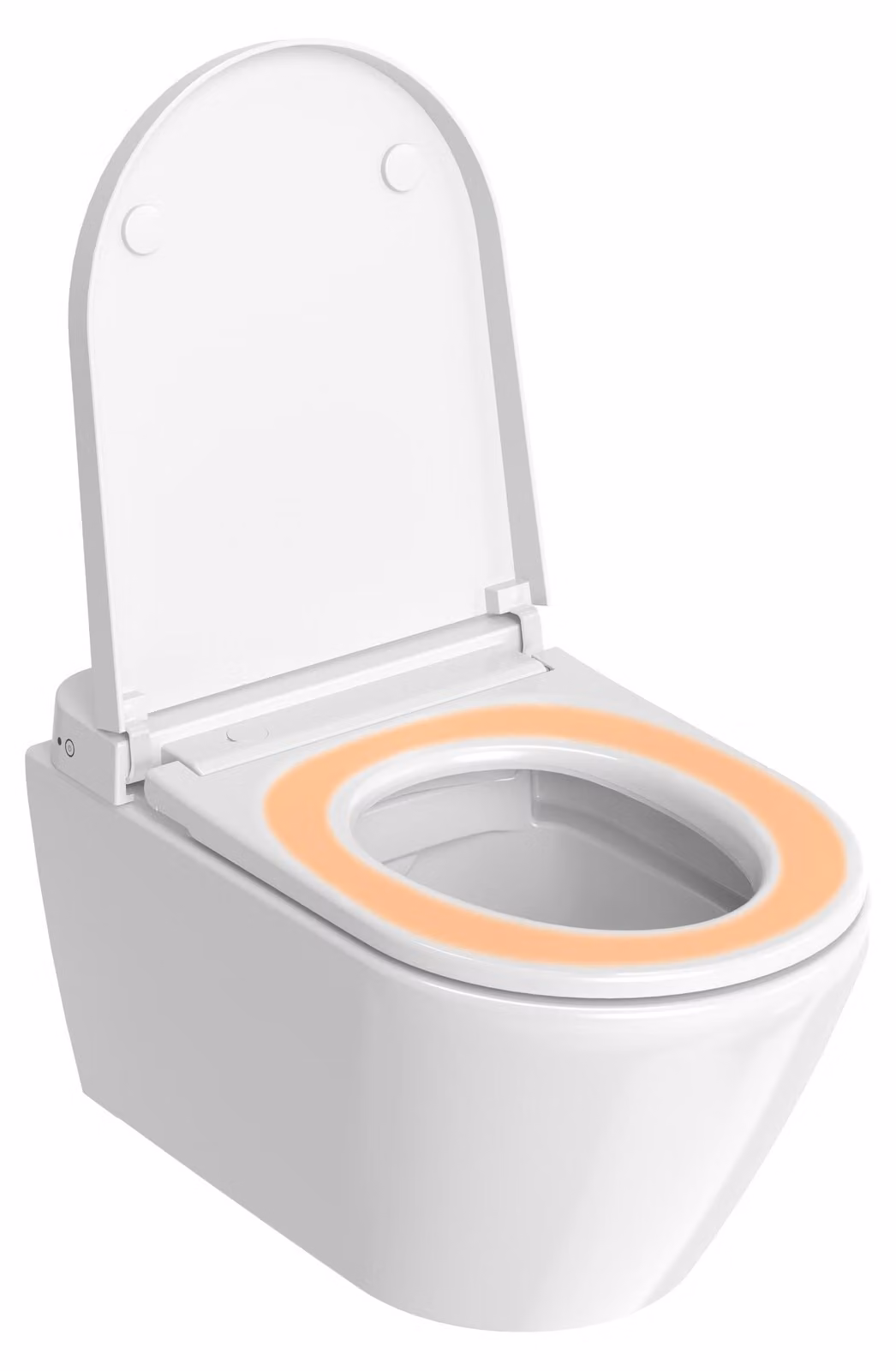 WC douche Duravit SensoWash D-Neo Kompakt, chasse deau basse, HygieneGlaze, rimless, blanc, 654000012004300, 654000012004300