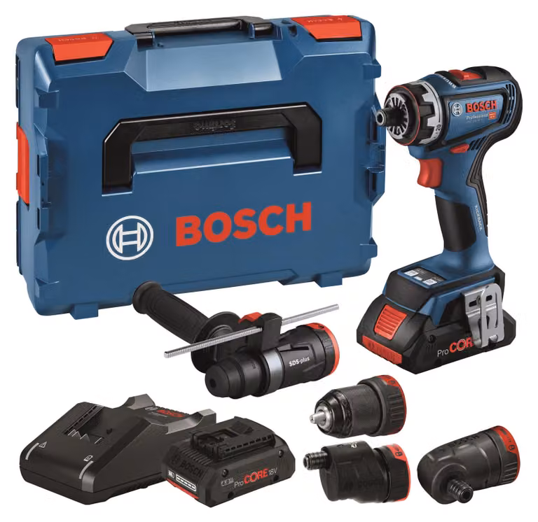 BOSCH Professional 06019K6200 BOSCH Professional GSR 18V-90 FC Set di trapani avvitatori a batteria 18,0 V, con 2 batterie ricaricabili